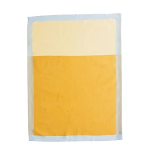 Geschirrtuch BICOLOR yellow (Bio-Baumwolle)