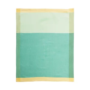 Geschirrtuch BICOLOR green (Bio-Baumwolle)